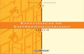 Empreendedorismo - Estatísticas de Empreendedorismo 2008 - IBGE