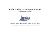 Refactoring to Design Patterns (phpDay 2009)
