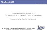 Spaghetti code refactoring