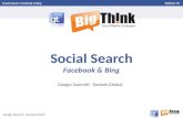 Social Search: Facebook e Bing