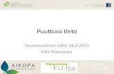 Puuttuva tieto  seminaari suomussalmi 26.3.2013
