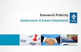 Conferences & Events Presentation