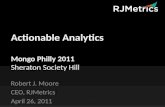 Actionable analytics with mongo db   mongophilly-2011