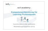 scil academy: Kompetenzentwicklung für learning professionals