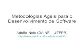 Metodologias Ágeis para o Desenvolvimento de Software