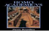 Pierre Bourdieu- Homo Academicus