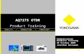 Aq7275 Hướng dẫn sử dụng máy đo sợi cáp quang Yokogawa otdr