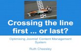Joomla User Group Suffolk - July 2012 - Crossing the line first or last - performance optimising Joomla! websites by Ruth Cheesley, Virya Technologies