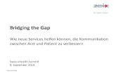 Bridging the gap: Wie neue Services helfen können, die Kommunikation zwischen Arzt und Patient zu verbessern
