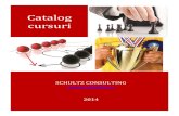 Catalogul cursurilor Schultz Group 2014