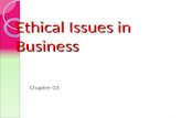 03 ethical issues in business