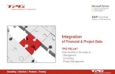 TPG PSLink - Integration of Financial and Project Data (Integration of Microsoft with SAP)