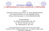 Limfadenitis Limfoma Hodgkins