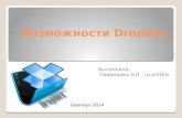 Возможности Dropbox