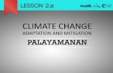 Climate Change: Adaptation and Mitigation - Palayamanan