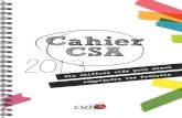Cahier CSA 2013