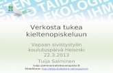 Verkosta tukea kieltenopiskeluun_salminen_2013