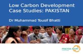 Pathways to low carbon development in pakistan   mohammed tousif bhatti