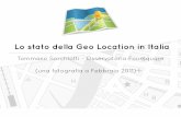 Lo stato della Geolocalizzazione in Italia