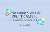 Processing×Webの薄い本ください。 ～Processing.jsについて～