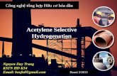 Acetylene hydrogenation