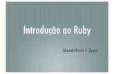 Introdução à Linguagem Ruby
