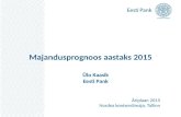 Ülo Kaasiku ettekanne "Majandusprognoos aastaks 2015"