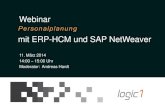 Webinar: Personalplanung mit ERP-HCM und SAP NetWeaver