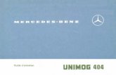 UNIMOG W404 - Guide d'entretien