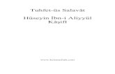 Tuhfet-üs Salavat (40 salavat) - Hüseyin Ibn-i Aliyyül Kasifi