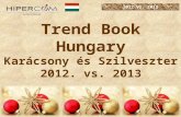 Hipercom hungary trend book xmas 2012 vs. 2013
