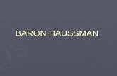 Baron Haussmann