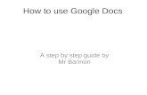 How to use Google Docs