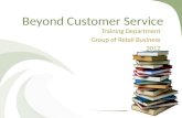 Beyond customer service