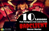 10 Lessons That Designers Can Learn From Bad Client Horror Stories
