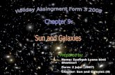 Science Form 3 - Chapter 9 ( Sun and Galaxies )