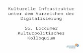 Digitale Infrastruktur und Kulturinstitutionen
