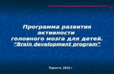 программа развития активности