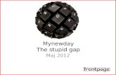 Mynewsday hos Mynewsdesk - The Stupid Gap - Digital PR og Dynamic Storytelling