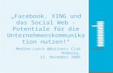 Einführung in Social Media beim Medien-Lunch des Business Club Hamburg