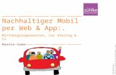 Nachhaltige Mobilität per Web & App: Mitfahrgelegenheiten, Car Sharing & Co.