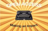 Open Access: Making an Impact (Faculty PD session 2013)