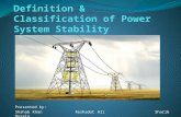 Definition & Classification of Power System Stability