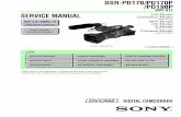 Sony DSR-PD170, DSR-PD190 MiniDV Camera