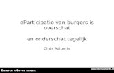 eGovernment12 - Chris Aalberts - Erasmus Universiteit Rotterdam