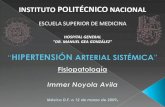 HIPERTENSIÓN ARTERIAL SISTÉMICA JNC7. Dr  Immer Noyola Avila