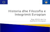 Historia Dhe Filozofia e Integrimit Evropian