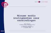 Presentatie Nieuwe Media Als Instrumenten Voor Verbindingen