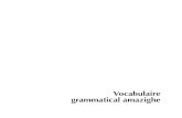 Vocabulaire grammatical amazighe