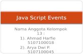 Java Script Events